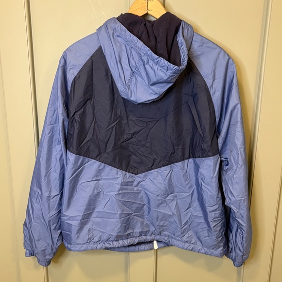 Columbia Jacket Blue May Valley Lined Hooded Windbreaker Women's Sz M Hiking - Picture 4 of 5